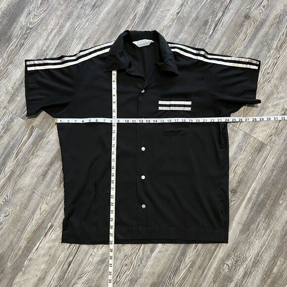 Vintage 60s Hilton Bowling Shirt Camellia Lanes USA - Picture 4 of 5